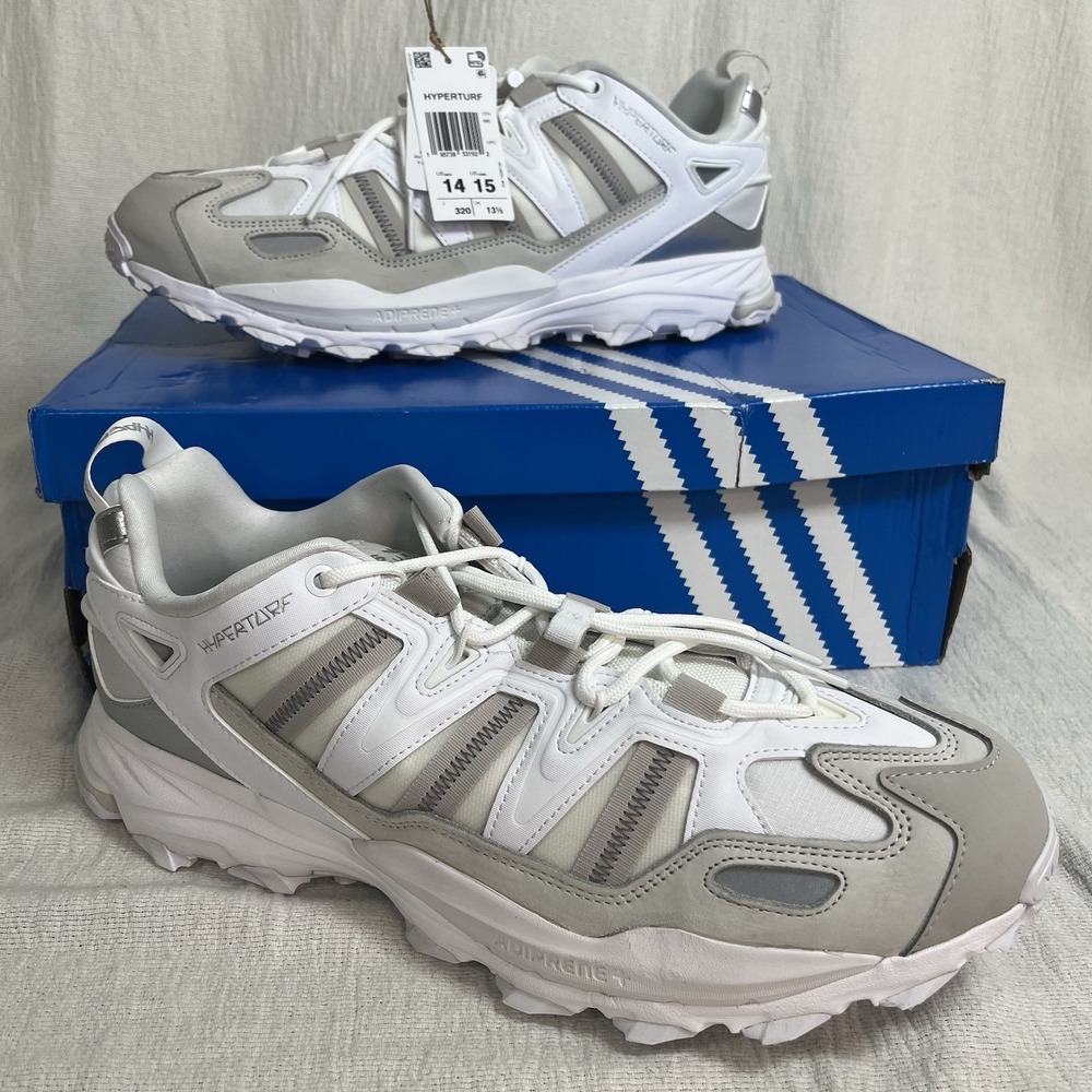 Adidas Hyperturf Adventure Shoes Mens 14 White Gorpcore Trail Sneaker GY9410
